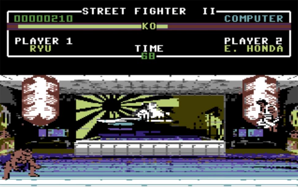 C64 Version of Street Fighter 2