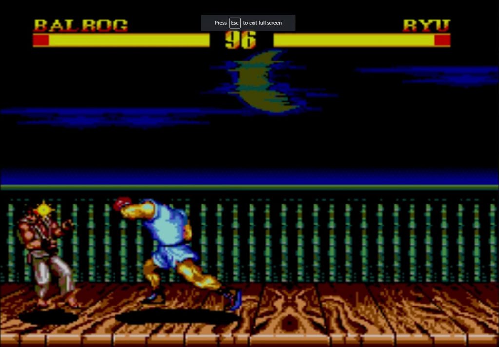 Master System Version of Street Fighter 2
