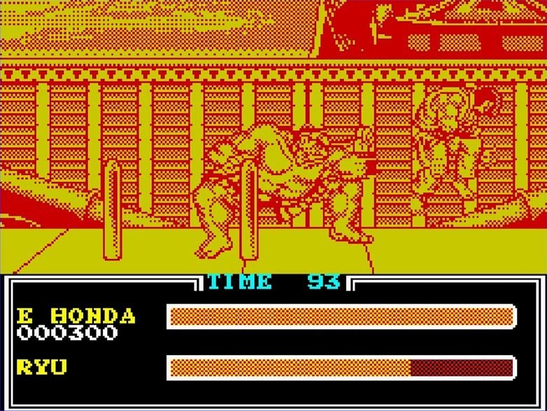 ZX Spectrum Version of Street Fighter 2