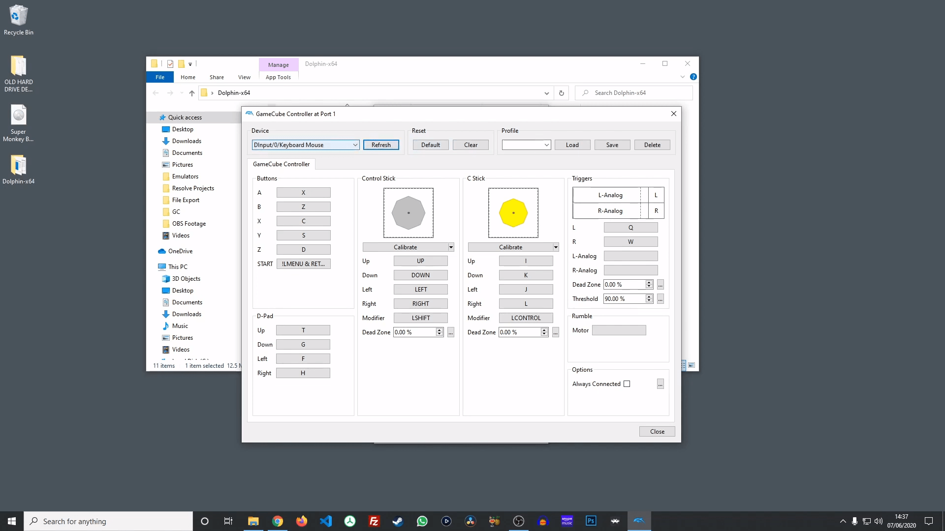 dolphin emulator ps4 controller configuration