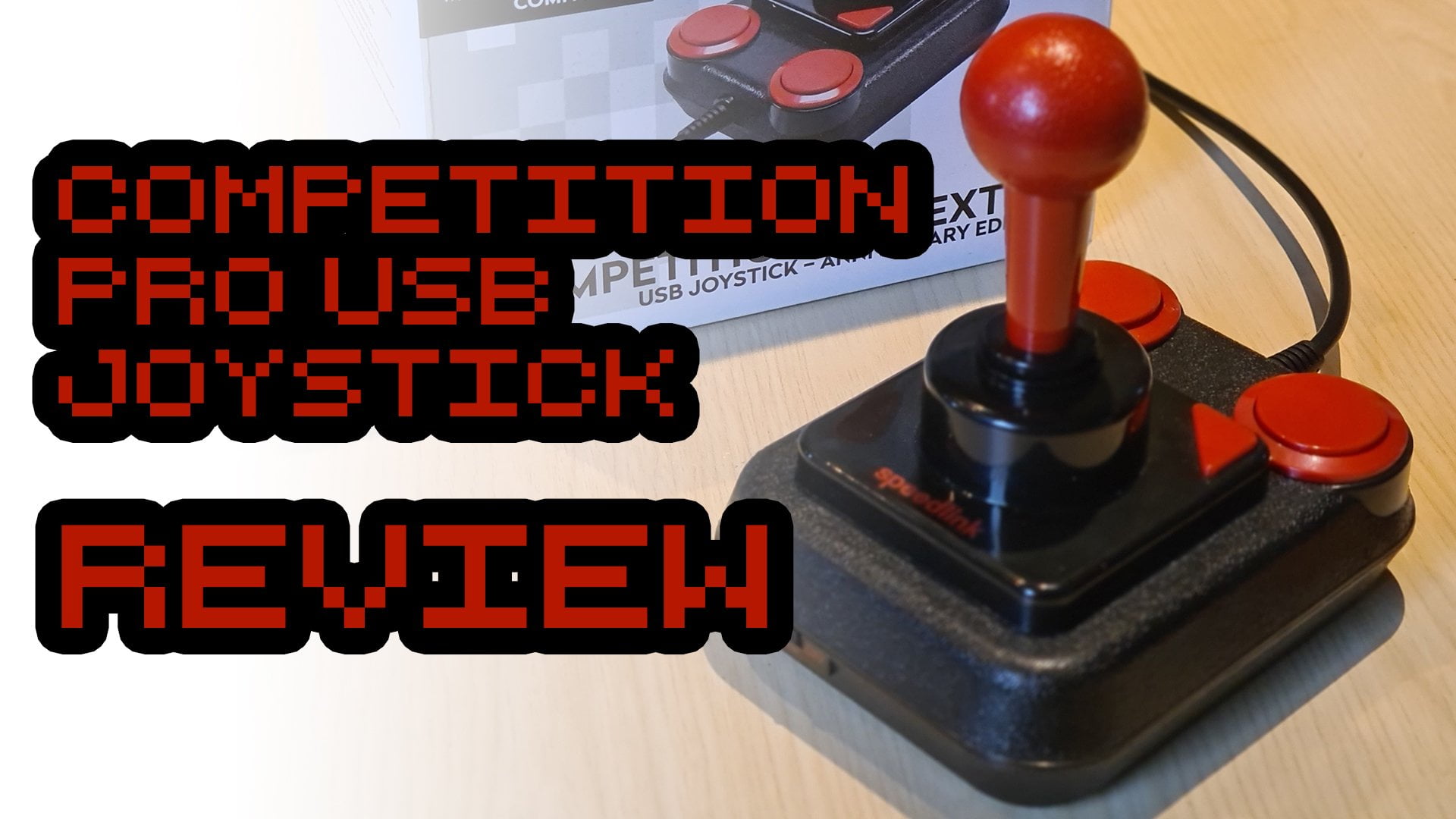 Speedlink Competition Pro USB Joystick Review - How To Retro