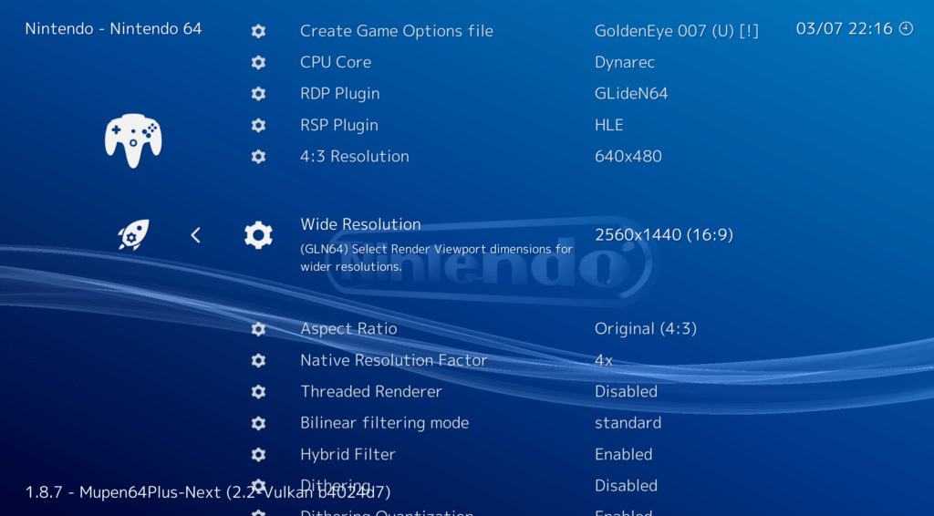 set up retroarch borders