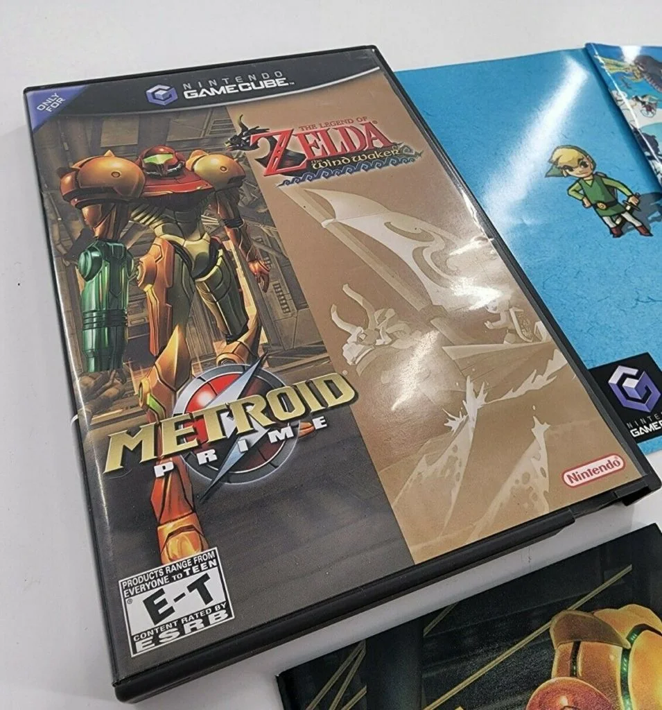 Metroid Prime / The Legend of Zelda Wind Waker Combo! Nintendo GameCube  RARE!!