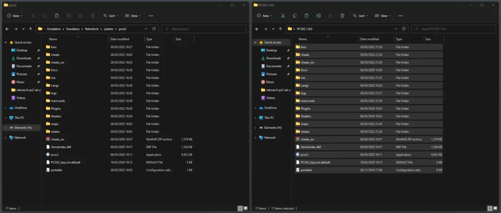Copy PCSX2 Files To RetroArch