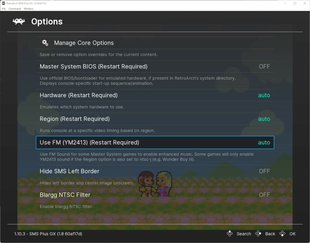 bluemsx retroarch core options