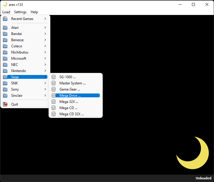 ares Sega Genesis Emulator Setup